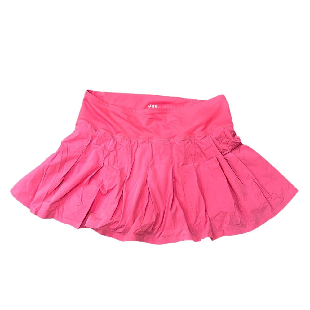 JoyLab Women's High Rise Pleated Skorts Berry Pink Size XL - Picture 2 of 11